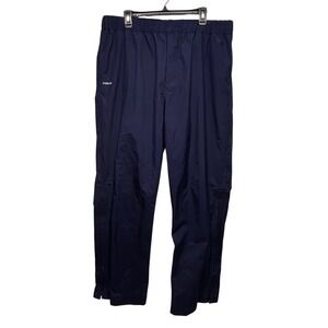 Zero Restriction Tour Series Gore-Tex Rain Pants Mens Large Navy Blue Waterproof